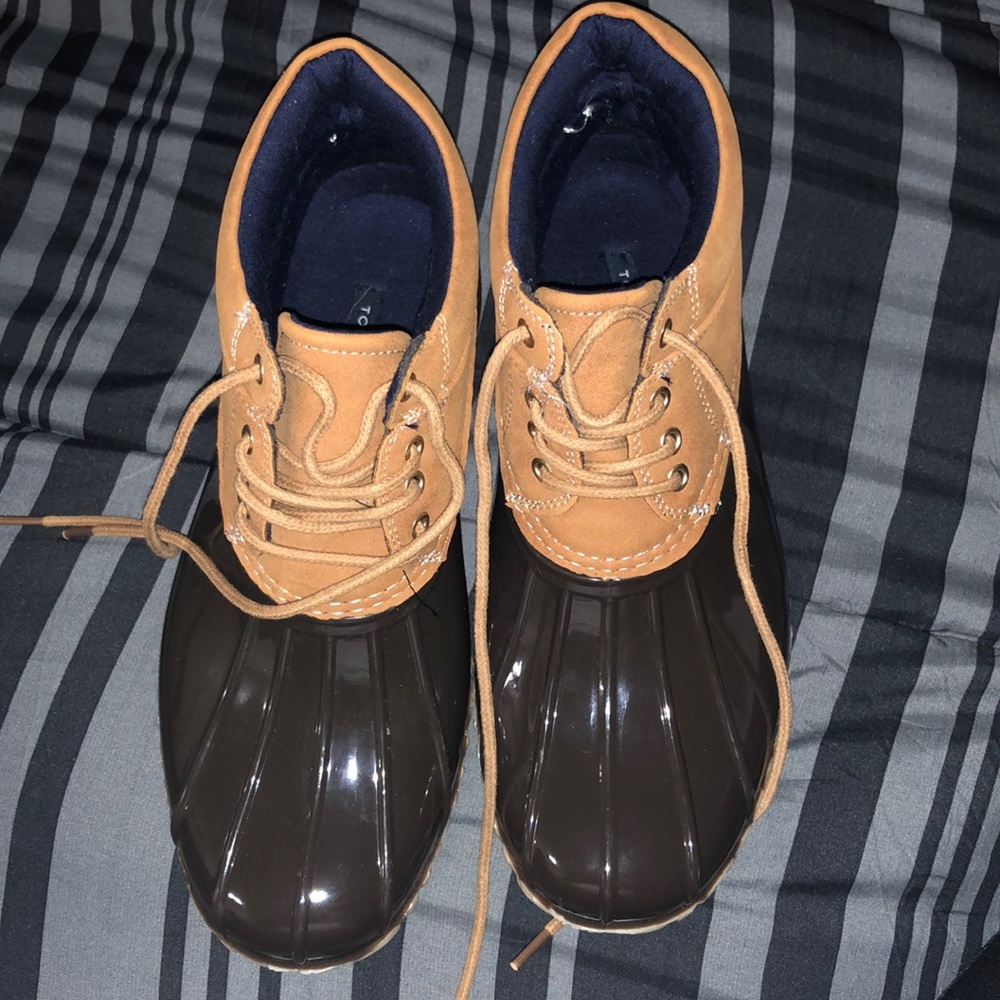 Womens Tommy Hilfiger Short Duck Boots